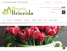 Tablet Screenshot of floreriabriceida.com